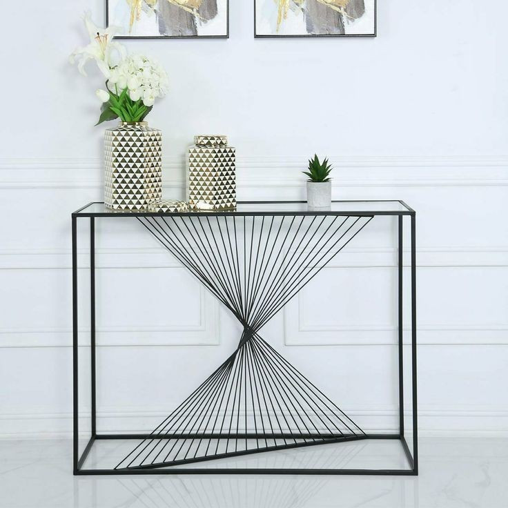 کنسول فلزی رنگ مشکی